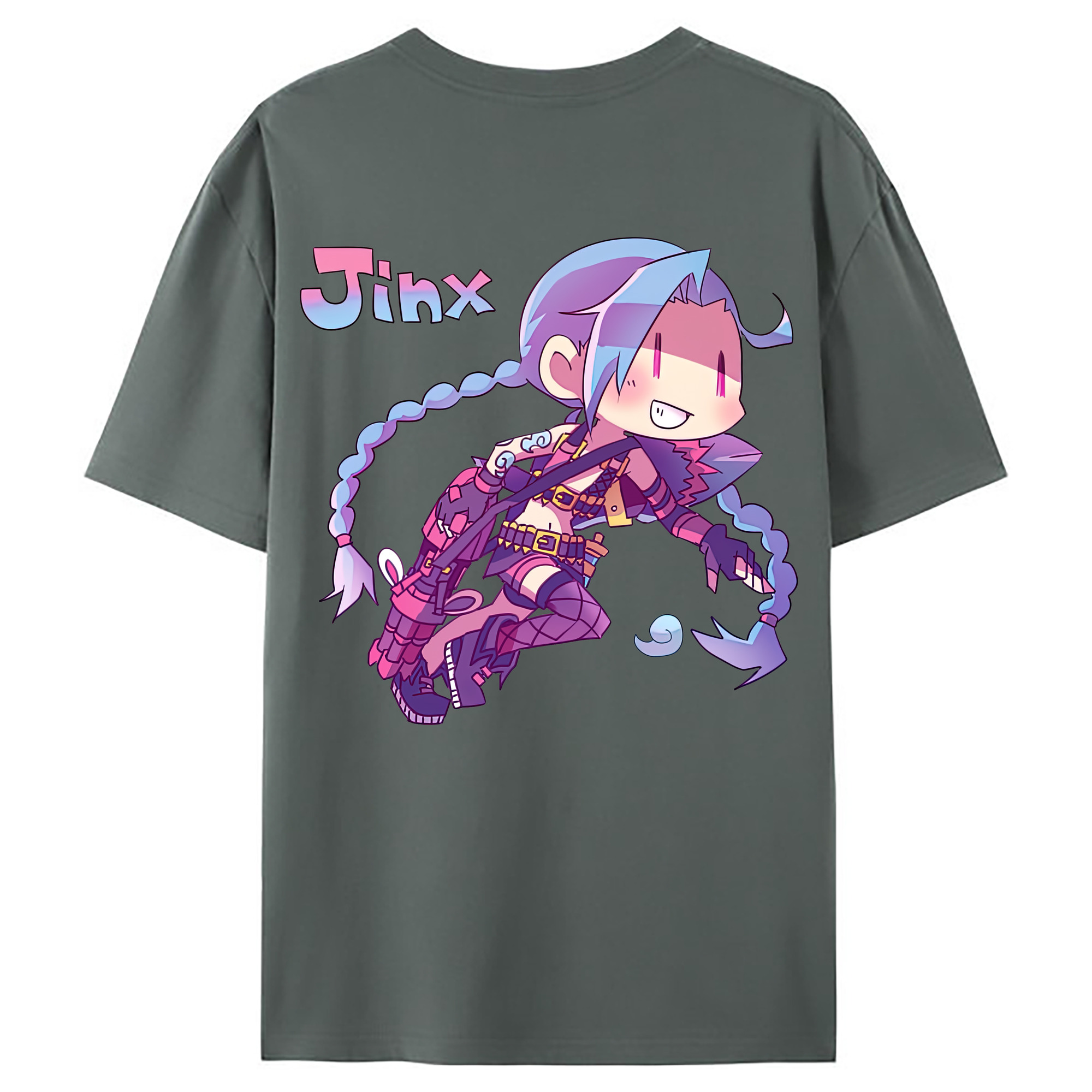 （画像用） リーグ・オブ・レジェンド League of Legends LOL 綿100％ メンズ半袖Tシャツ（バックプリント） 通気性